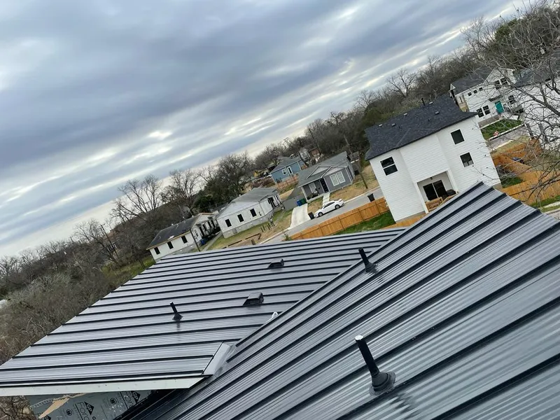 Standing seam metal roof panels with vents for Skylight Repair in Emmaus
